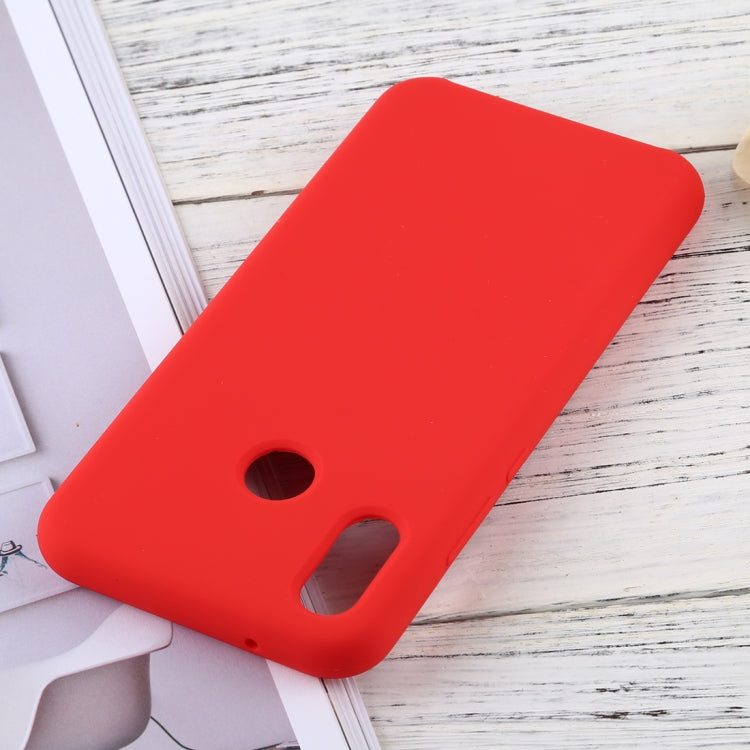 Solid Color Liquid Silicone Dropproof Protective Case for Huawei P20 Lite
