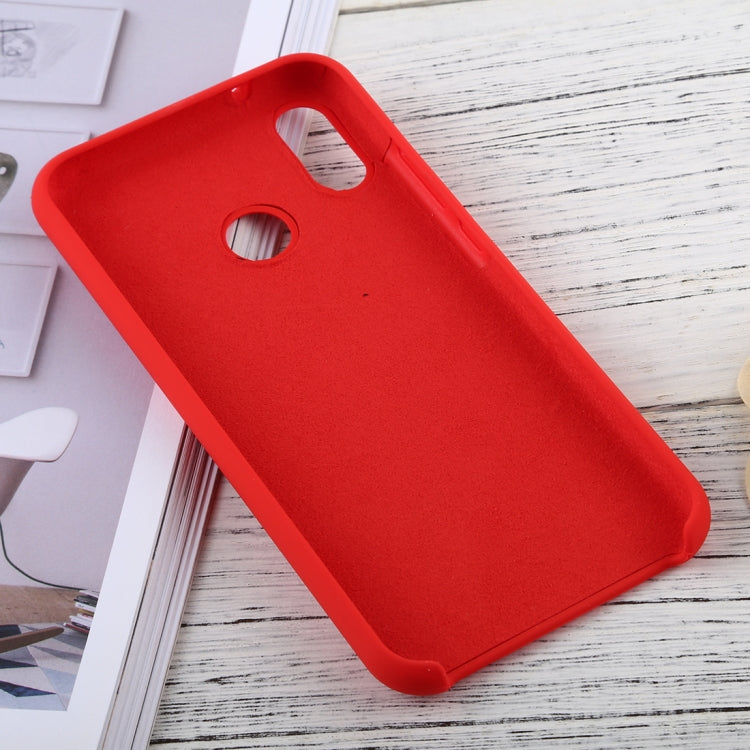 Solid Color Liquid Silicone Dropproof Protective Case for Huawei P20 Lite