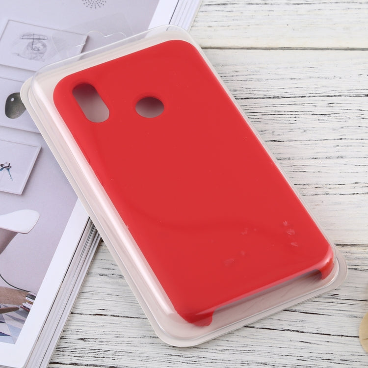 Solid Color Liquid Silicone Dropproof Protective Case for Huawei P20 Lite