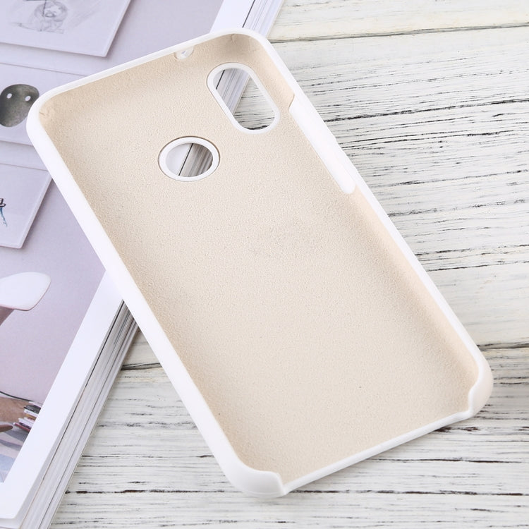 Solid Color Liquid Silicone Dropproof Protective Case for Huawei P20 Lite