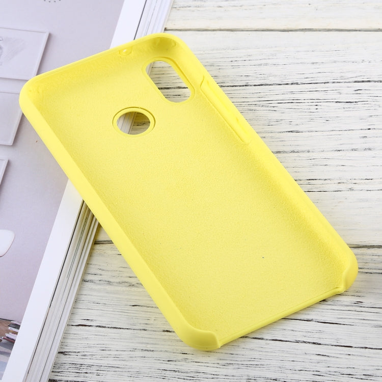Solid Color Liquid Silicone Dropproof Protective Case for Huawei P20 Lite