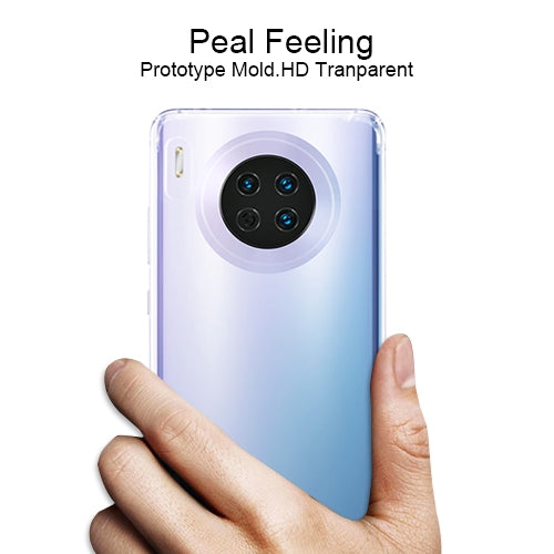 For Huawei Mate 30 Four-Corner Shockproof Ultra-Thin Transparent TPU Case