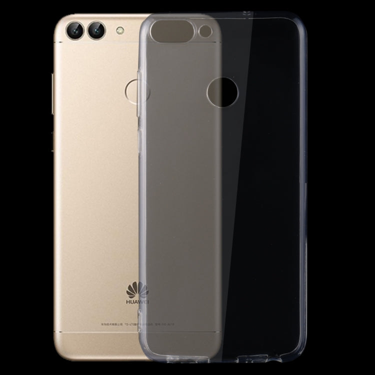 For Huawei Enjoy 7S / P Smart 0.75mm Ultra-thin Transparent TPU Protective Case(Transparent)