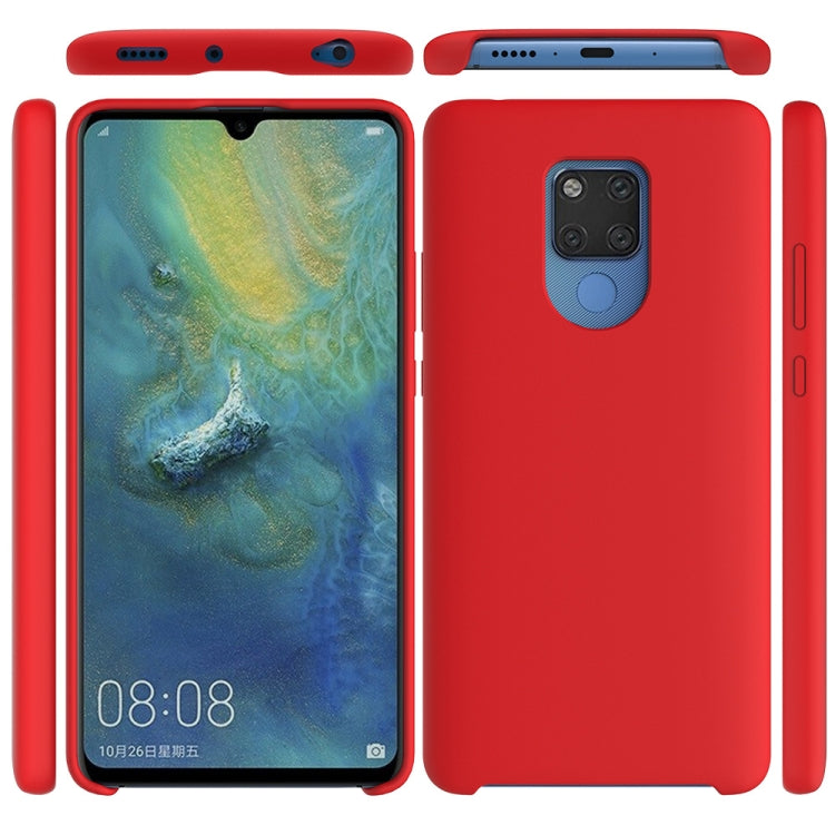 Pure Color Liquid Silicone Case for Huawei Mate 20 X