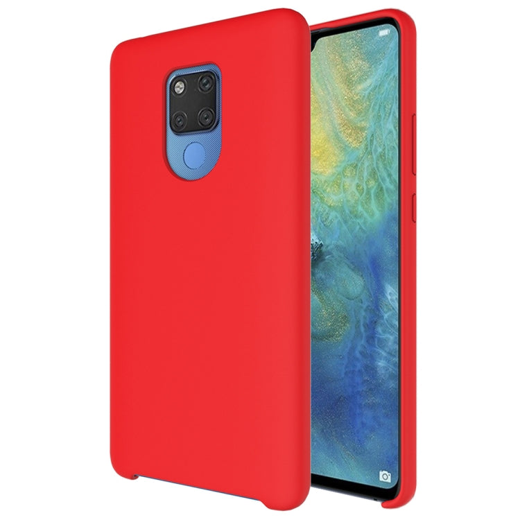Pure Color Liquid Silicone Case for Huawei Mate 20 X