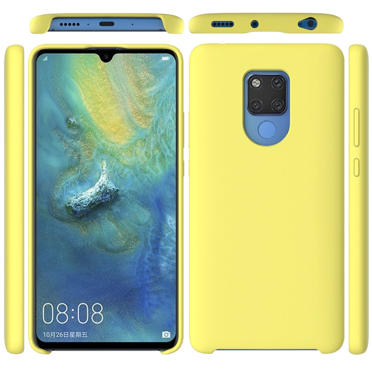 Pure Color Liquid Silicone Case for Huawei Mate 20 X