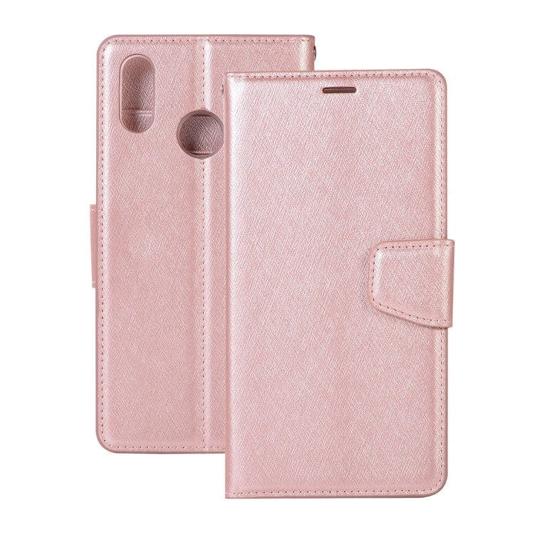 Silk Texture Horizontal Flip Leather Case for Huawei Honor Note 10, with Holder & Card slots & Wallet & Photo Frame