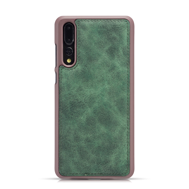 Magnetic Absorption Detachable Retro Style Horizontal Flip Leather Case for Huawei P20 Lite, with Card Slots & Wallet