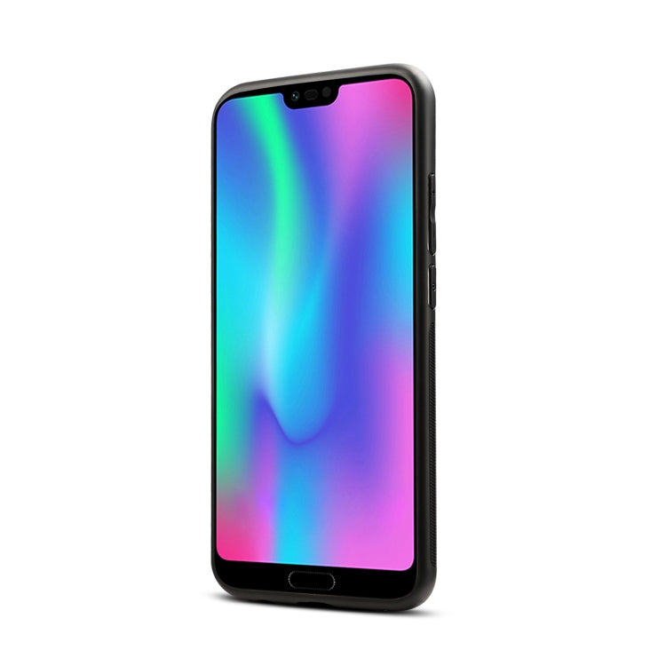 Dibase TPU + PC + PU Crazy Horse Texture Leather Case for Huawei Honor 10, with Holder & Card Slots
