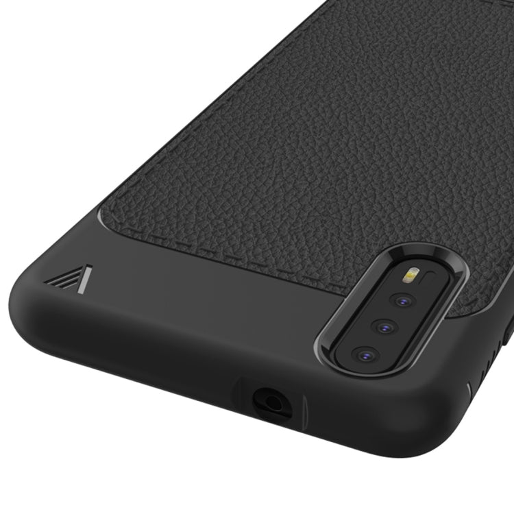 Lenuo for Leshen Series Huawei P20 TPU Litchi Texture Dropproof Protective Back Cover Case