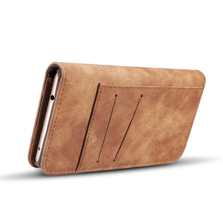 Magnetic Absorption Detachable Retro Style Horizontal Flip Leather Case for Huawei P20, with Card Slots & Wallet