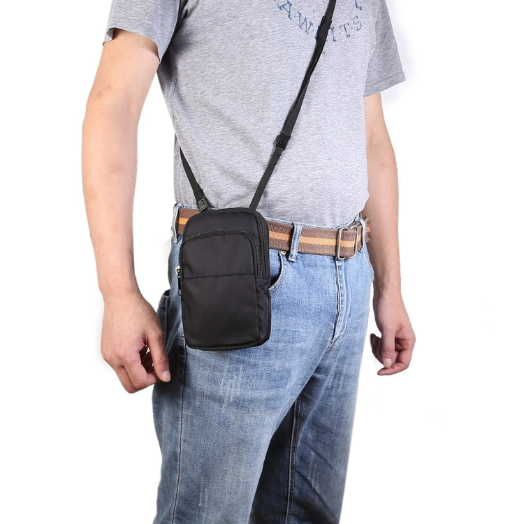 Multi-functional Universal Wrist / Waist Hanging / Hand Holding / Cross Mobile Phone Waist Pack Case for 6.3 Inch or Below Smartphones