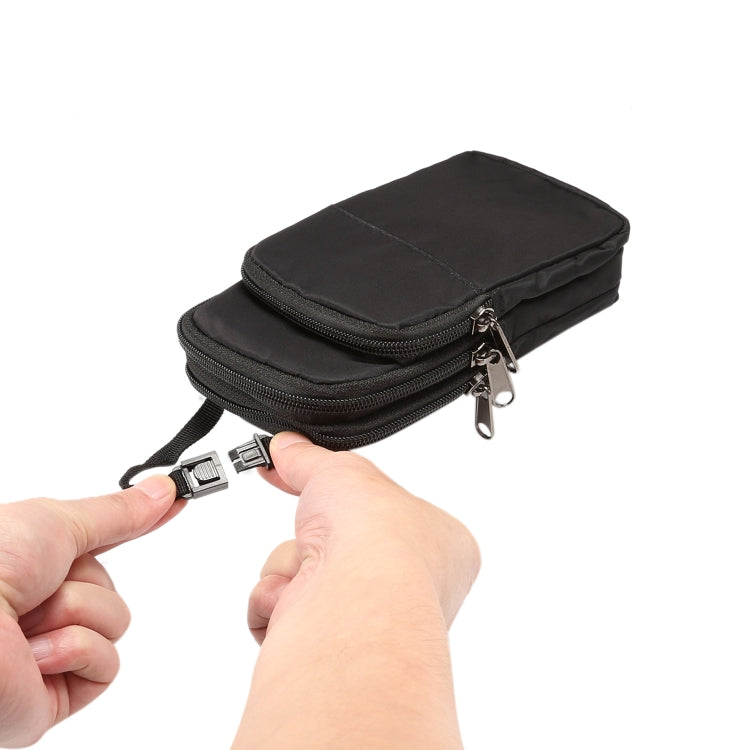 Multi-functional Universal Wrist / Waist Hanging / Hand Holding / Cross Mobile Phone Waist Pack Case for 6.3 Inch or Below Smartphones