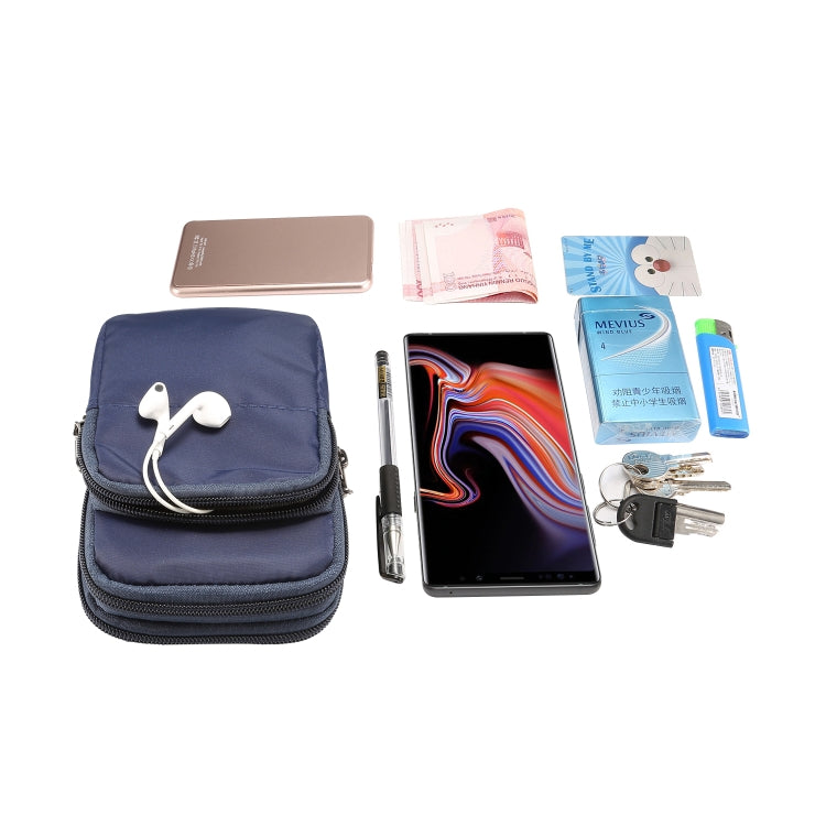 Multi-functional Universal Wrist / Waist Hanging / Hand Holding / Cross Mobile Phone Waist Pack Case for 6.3 Inch or Below Smartphones