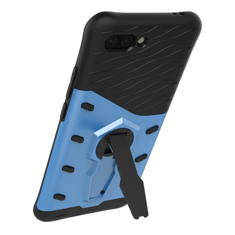PC + TPU Dropproof Sniper Hybrid Case for Huawei Honor 10, with 360 Degree Rotation Holder