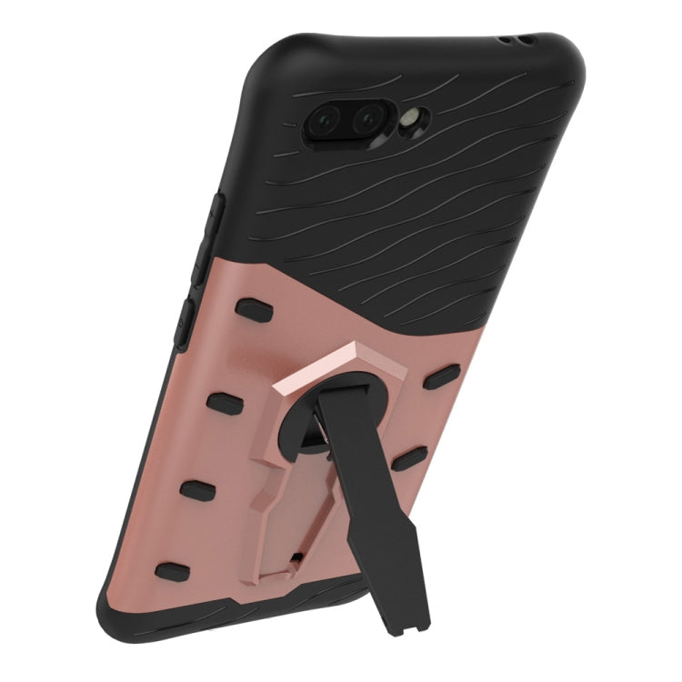 PC + TPU Dropproof Sniper Hybrid Case for Huawei Honor 10, with 360 Degree Rotation Holder