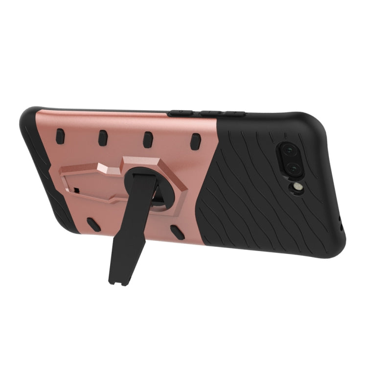 PC + TPU Dropproof Sniper Hybrid Case for Huawei Honor 10, with 360 Degree Rotation Holder