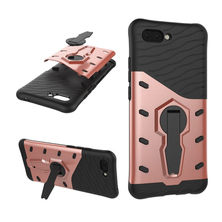 PC + TPU Dropproof Sniper Hybrid Case for Huawei Honor 10, with 360 Degree Rotation Holder