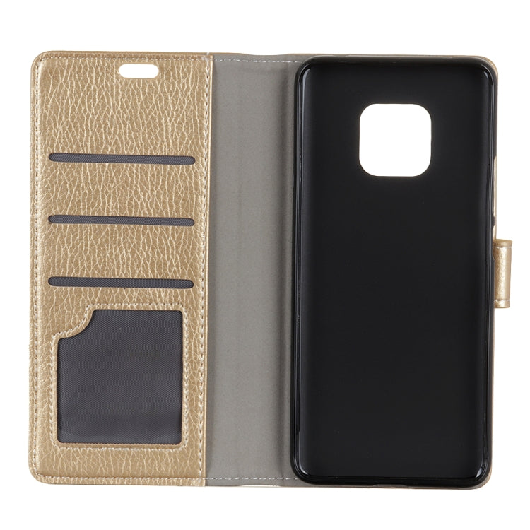 Litchi Texture Horizontal Flip Leather Case for Huawei Mate 20 Pro, with Holder & Card Slots & Wallet
