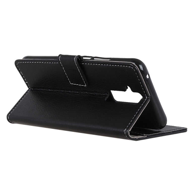 Litchi Texture Horizontal Flip Leather Case for Huawei Mate 20 Lite, with Holder & Card Slots & Wallet