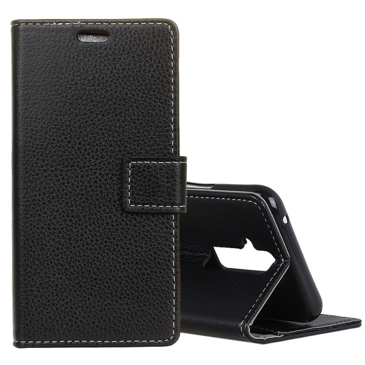 Litchi Texture Horizontal Flip Leather Case for Huawei Mate 20 Lite, with Holder & Card Slots & Wallet