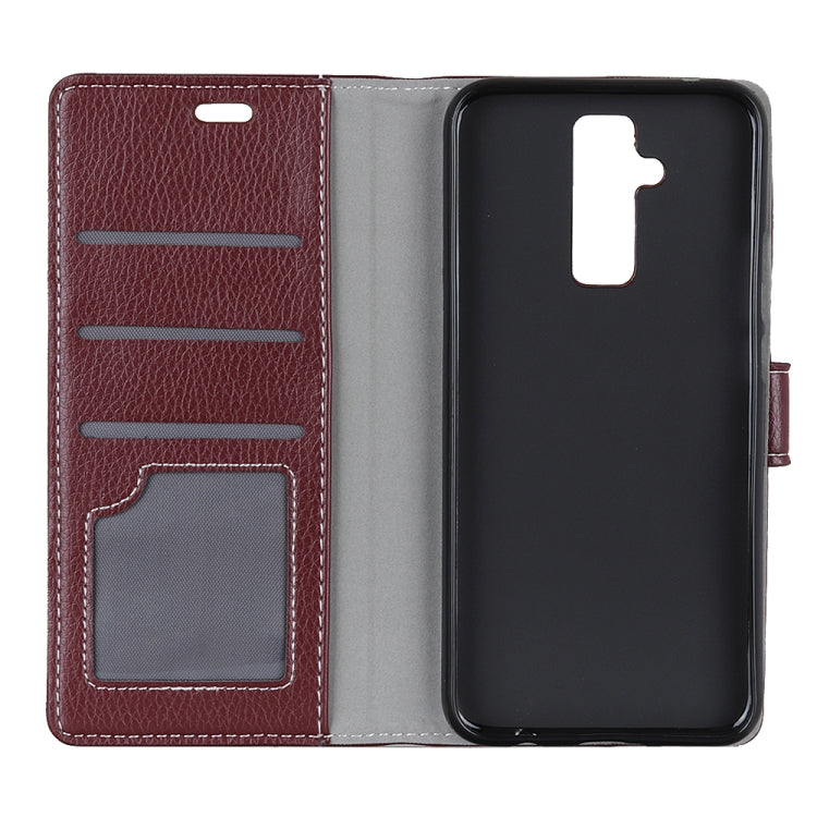 Litchi Texture Horizontal Flip Leather Case for Huawei Mate 20 Lite, with Holder & Card Slots & Wallet