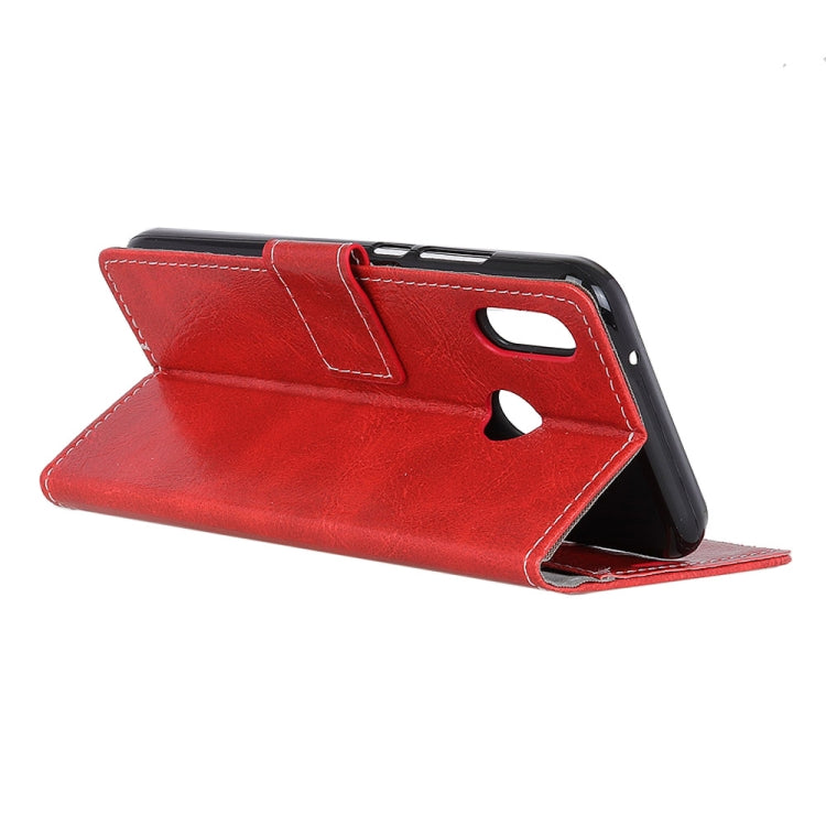 Retro Crazy Horse Texture Horizontal Flip Leather Case for Huawei Y9 (2019), with Card Slots & Holder & Photo Frame