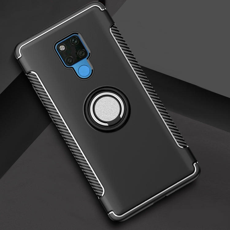 Shockproof Car Magnetic Case with 360 Degree Rotating Armor Ring for Huawei Mate 20 X