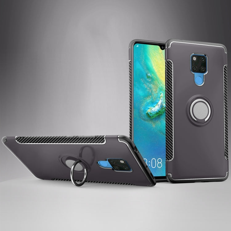 Shockproof Car Magnetic Case with 360 Degree Rotating Armor Ring for Huawei Mate 20 X