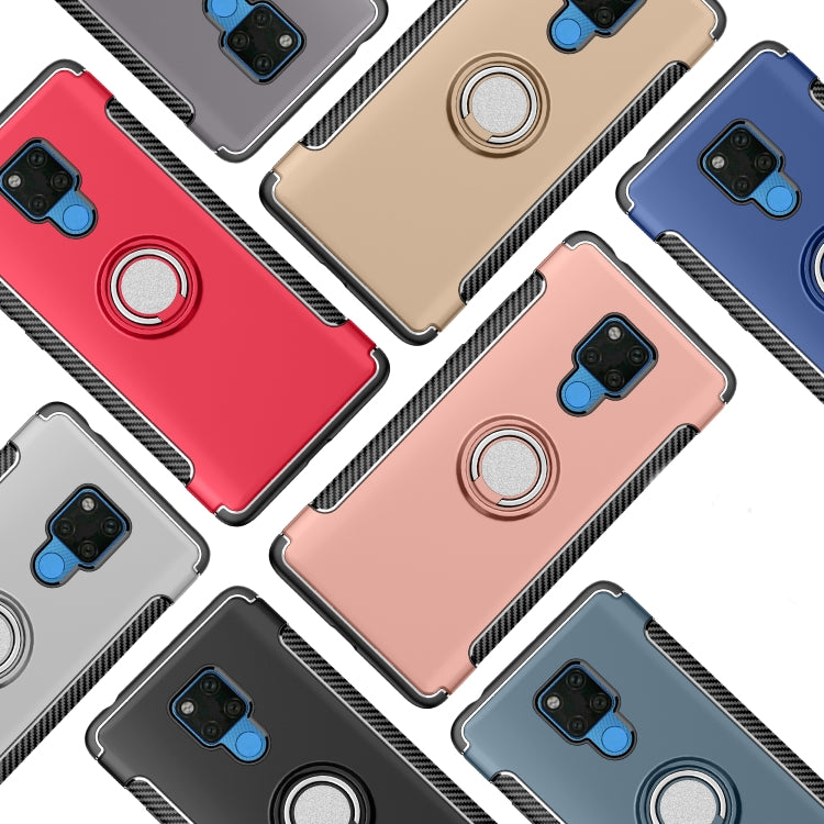 Shockproof Car Magnetic Case with 360 Degree Rotating Armor Ring for Huawei Mate 20 X