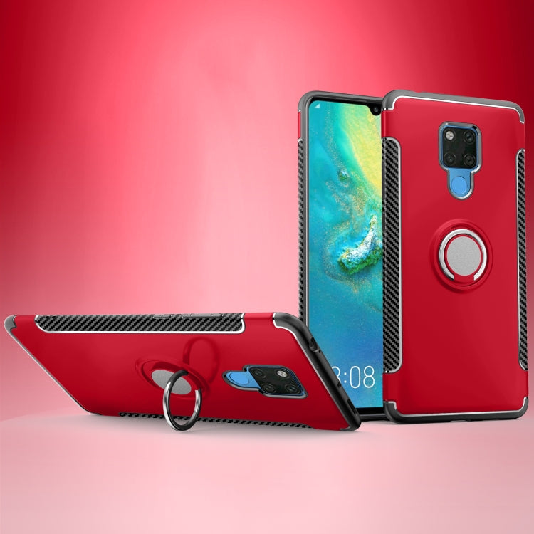 Shockproof Car Magnetic Case with 360 Degree Rotating Armor Ring for Huawei Mate 20 X