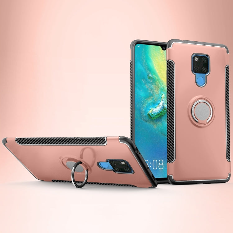 Shockproof Car Magnetic Case with 360 Degree Rotating Armor Ring for Huawei Mate 20 X