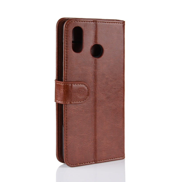 PU + TPU Crazy Horse Texture Horizontal Flip Leather Case for Huawei Honor Play, with Wallet & Holder & Card Slots