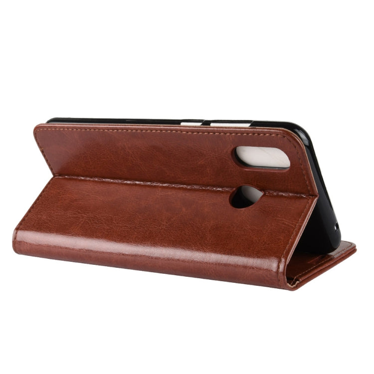 PU + TPU Crazy Horse Texture Horizontal Flip Leather Case for Huawei Honor Play, with Wallet & Holder & Card Slots