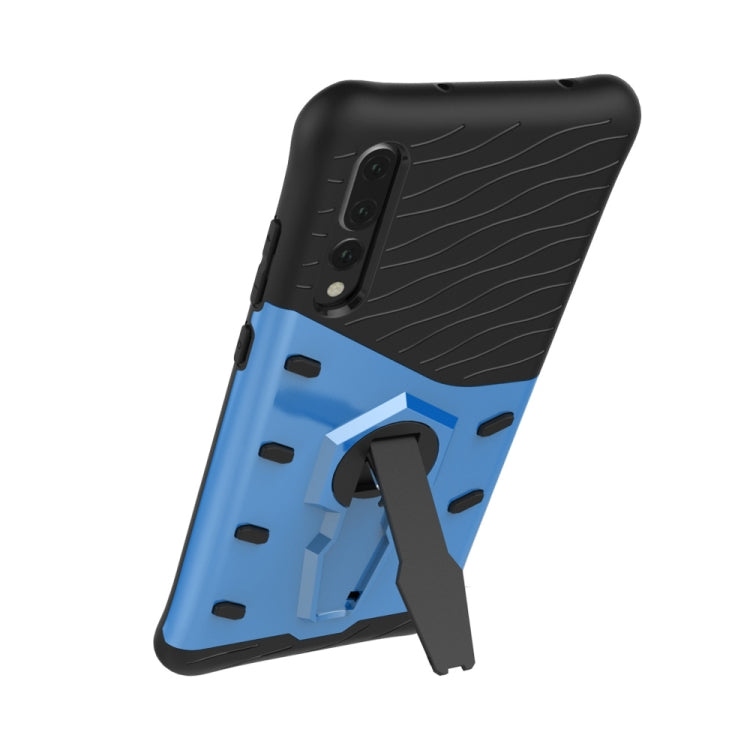 PC + TPU Dropproof Sniper Hybrid Case for Huawei P20 Pro, with 360 Degree Rotation Holder