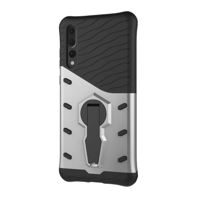 PC + TPU Dropproof Sniper Hybrid Case for Huawei P20 Pro, with 360 Degree Rotation Holder