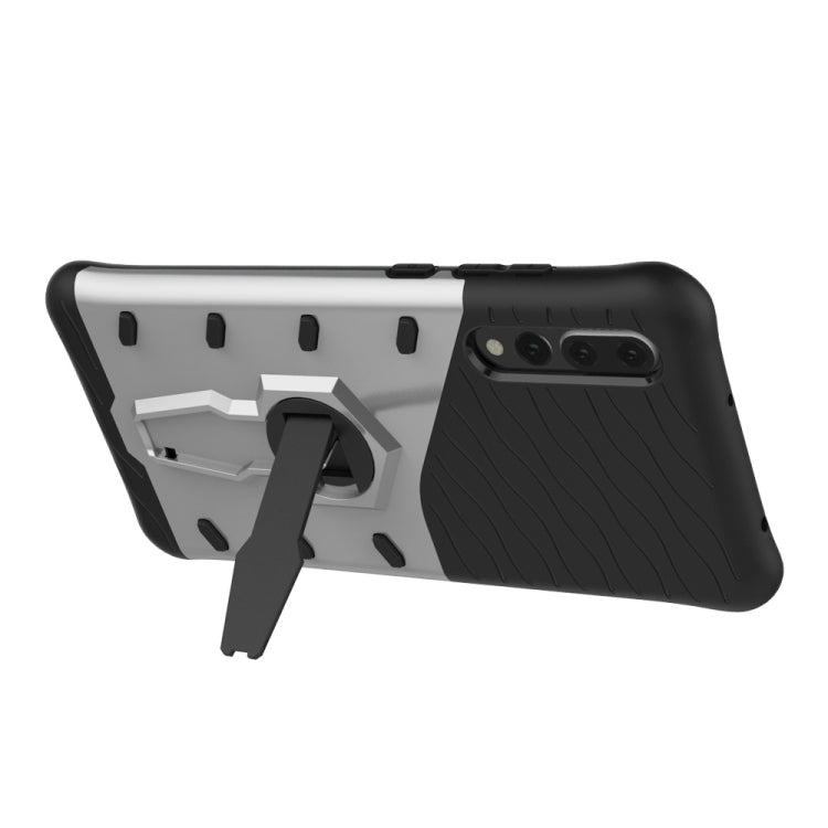 PC + TPU Dropproof Sniper Hybrid Case for Huawei P20 Pro, with 360 Degree Rotation Holder