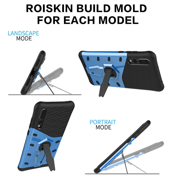 PC + TPU Dropproof Sniper Hybrid Case for Huawei P20 Pro, with 360 Degree Rotation Holder