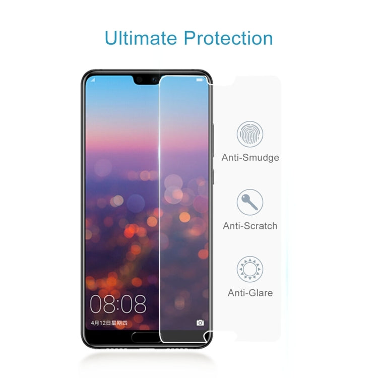 50 PCS for Huawei P20 0.26mm 9H Surface Hardness 2.5D Explosion-proof Tempered Glass Screen Film, No Retail Package