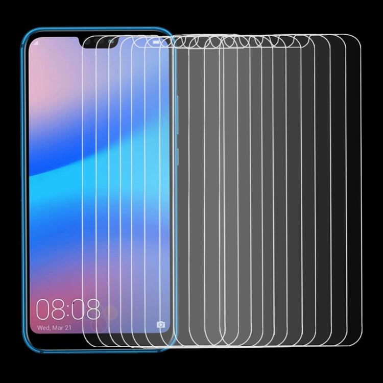 10 PCS for Huawei P20 Lite 0.26mm 9H Surface Hardness 2.5D Explosion-proof Tempered Glass Screen Film