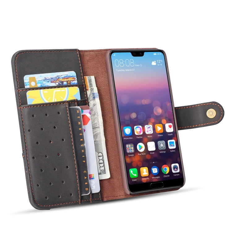 Cowhide Texture Horizontal Flip Leather Case for Huawei P20, with Holder & Card Slots & Wallet & Sling
