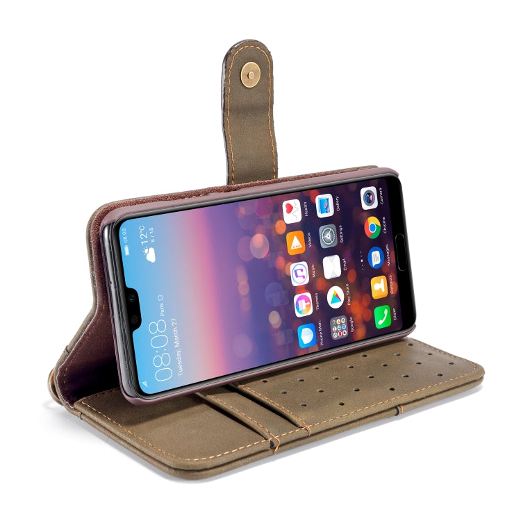 Cowhide Texture Horizontal Flip Leather Case for Huawei P20, with Holder & Card Slots & Wallet & Sling