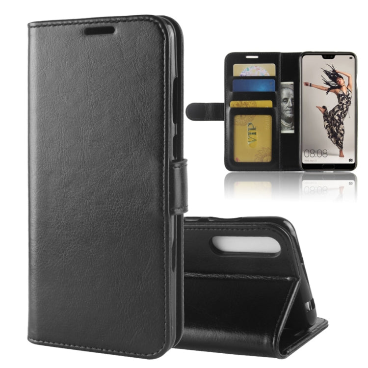 For Huawei P20 Pro PU + TPU Crazy Horse Texture Horizontal Flip Leather Case with Wallet & Holder & Card Slots