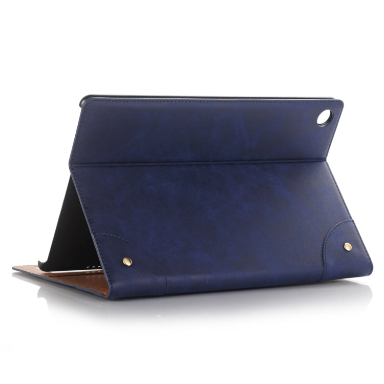 For Huawei MediaPad M5 10.8 inch Retro Style Horizontal Flip PU Leather Case with Holder & Wallet