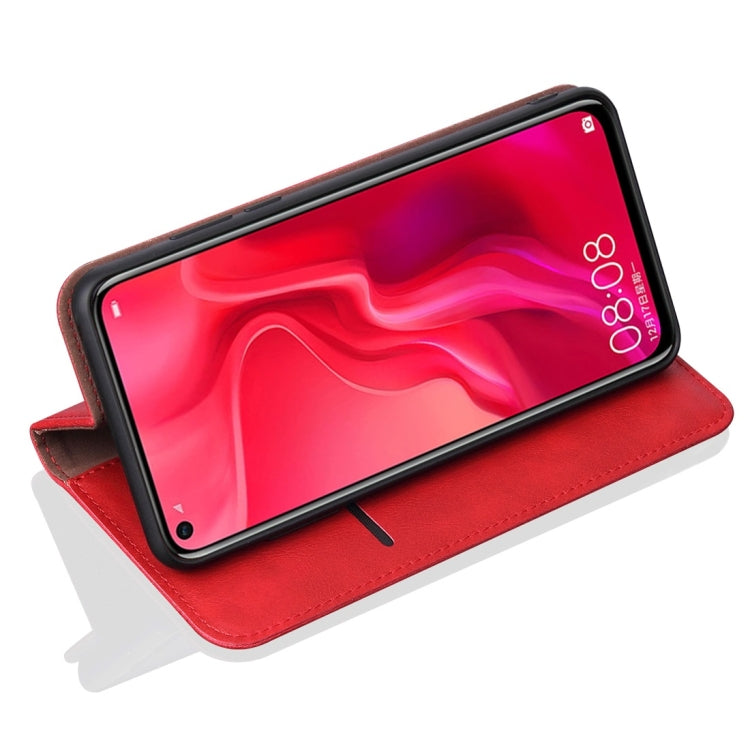 Casual Style Retro Crazy Horse Texture Horizontal Flip Leather Case for Huawei Nova 4, with Card Slots & Holder & Wallet