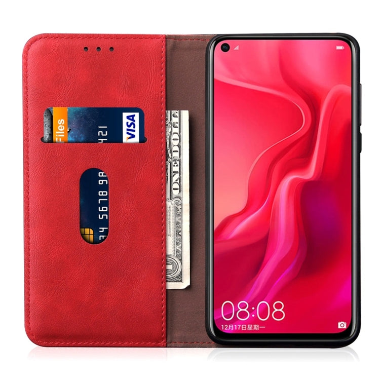Casual Style Retro Crazy Horse Texture Horizontal Flip Leather Case for Huawei Nova 4, with Card Slots & Holder & Wallet