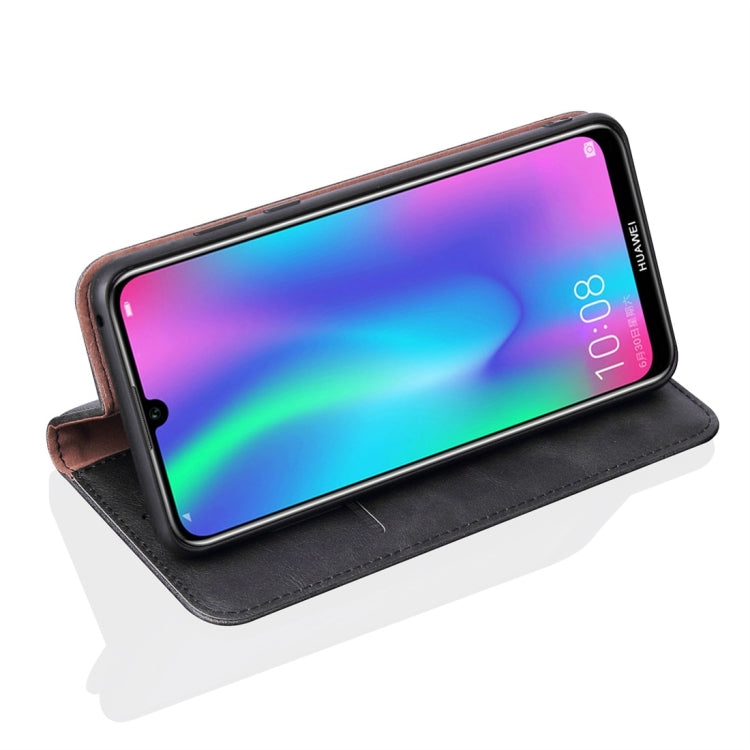 Casual Style Retro Crazy Horse Texture Horizontal Flip Leather Case for Huawei Y6 (2019) / Honor 8A, with Card Slots & Holder & Wallet