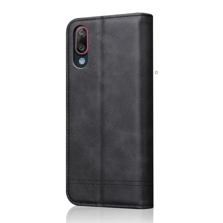 Casual Style Retro Crazy Horse Texture Horizontal Flip Leather Case for Huawei Y7 Pro (2019) / Enjoy 9, with Card Slots & Holder & Wallet