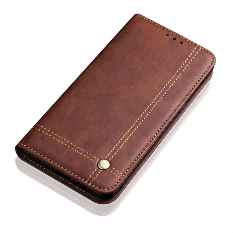 Casual Style Retro Crazy Horse Texture Horizontal Flip Leather Case for Huawei Y9 (2019) / Enjoy 9 Plus, with Card Slots & Holder & Wallet