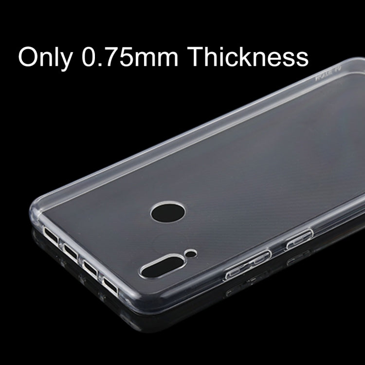Shockproof TPU Protective Back Case for Huawei Honor Note 10(Transparent)